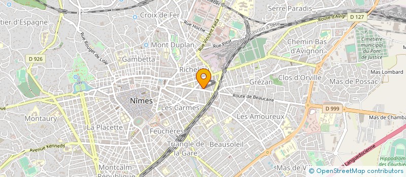 localisation de l'entreprise BAM E-SPORT  NIMES