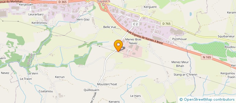 localisation de l'entreprise BAM EMBALLAGES à SAINT-EVARZEC