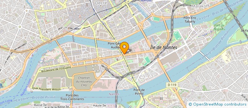 localisation de l'entreprise BAM FIEF à NANTES