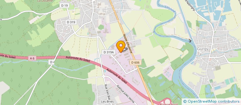 localisation de l'entreprise BAM FINANCE à APPOIGNY
