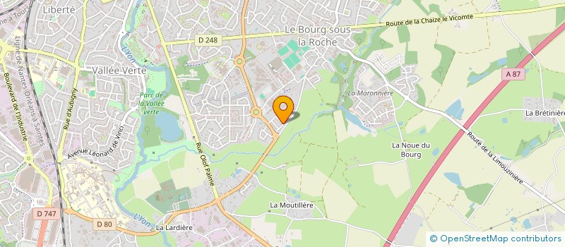 localisation de l'entreprise BAM GESTION à LA ROCHE-SUR-YON