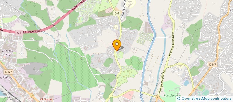 localisation de l'entreprise BAM RENOV à FREJUS