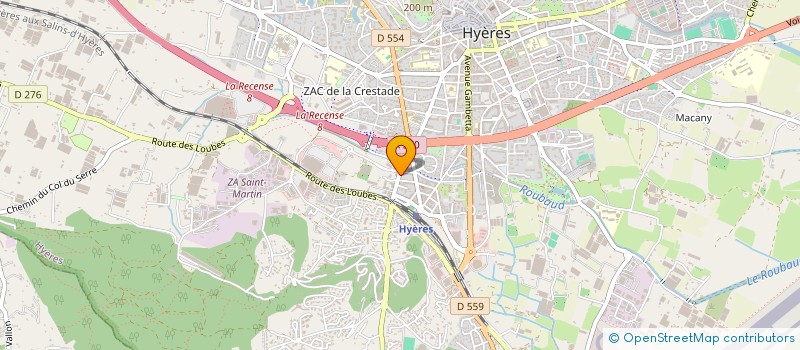 localisation de l'entreprise BAM'S COMMUNICATION  HYERES