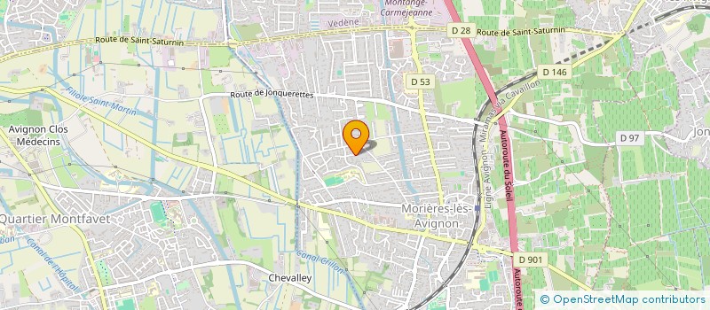 localisation de l'entreprise BAM ! SPORTING CLUB  MORIERES-LES-AVIGNON