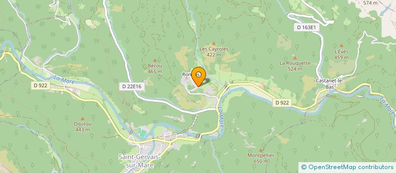 localisation de l'entreprise BAM SYSTEMS  SAINT-GENIES-DE-VARENSAL