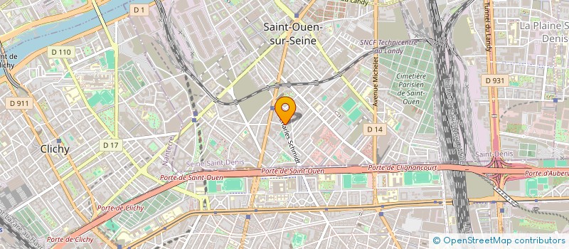 localisation de l'entreprise BAM2T  SAINT-OUEN-SUR-SEINE