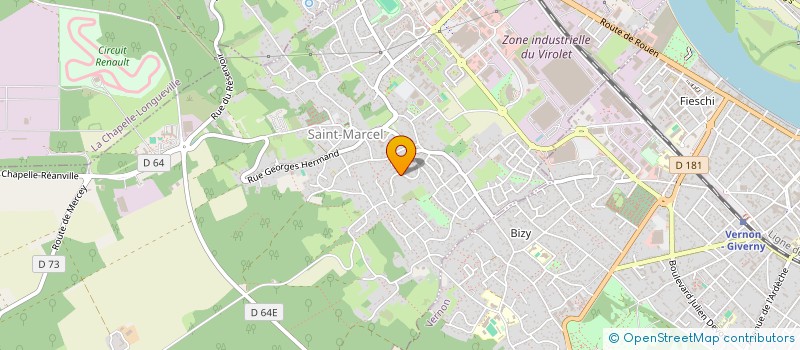 localisation de l'entreprise BAMA à SAINT-MARCEL
