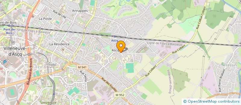 localisation de l'entreprise BAMA à VILLENEUVE-D'ASCQ