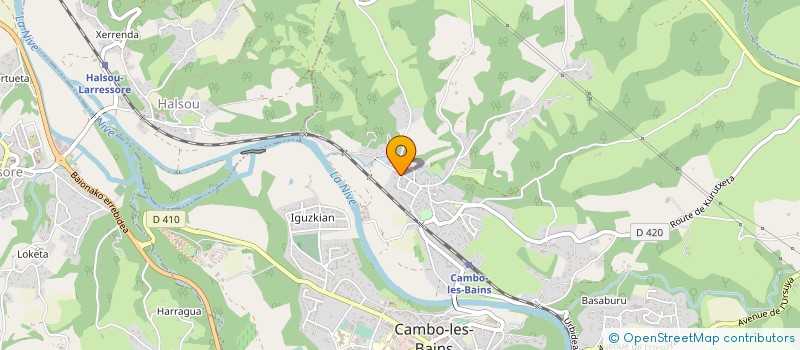 localisation de l'entreprise BAMA à CAMBO-LES-BAINS