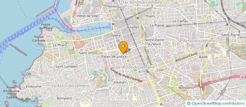 localisation de l'entreprise BAMA HOLDING  MARSEILLE