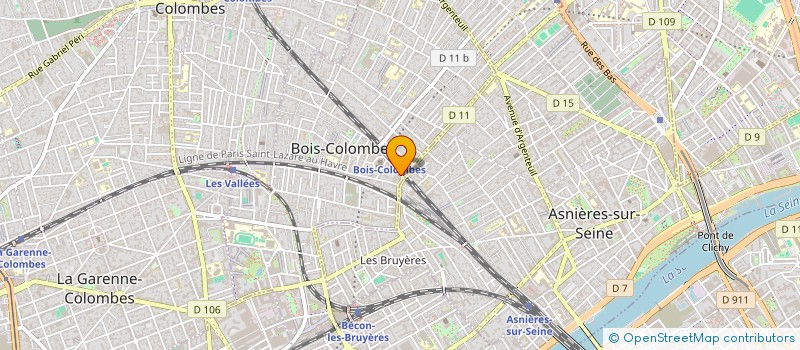 localisation de l'entreprise BAMA IMMOBILIER à BOIS-COLOMBES