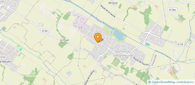 localisation de l'entreprise BAMA PATRIMOINE  SAINTE-FOY-D'AIGREFEUILLE