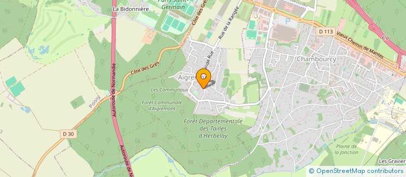 localisation de l'entreprise BAMA SAS  AIGREMONT