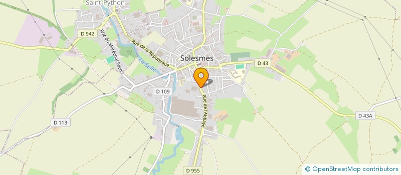 localisation de l'entreprise BAMABOU  SOLESMES