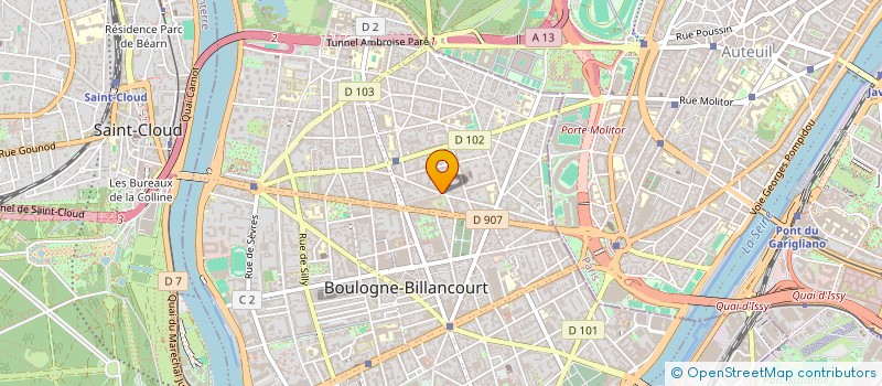 localisation de l'entreprise BAMACAJU à BOULOGNE-BILLANCOURT