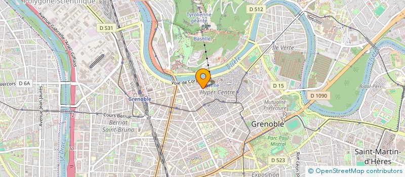 localisation de l'entreprise BAMACC à GRENOBLE