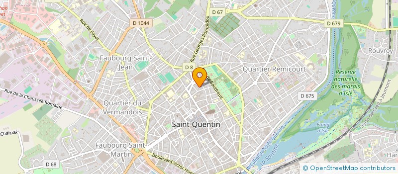 localisation de l'entreprise BAMACLEM à SAINT-QUENTIN