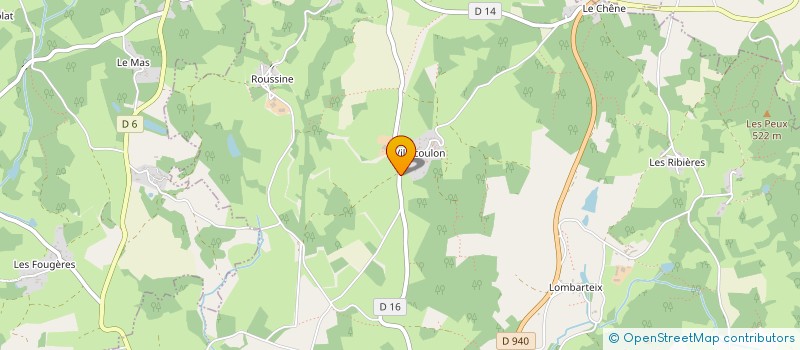 localisation de l'entreprise BAMAFLO à JOUILLAT