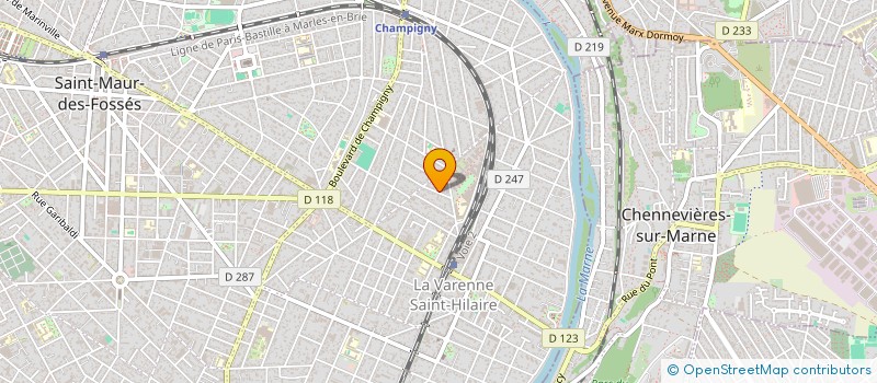 localisation de l'entreprise BAMAH à ST MAUR DES FOSSES