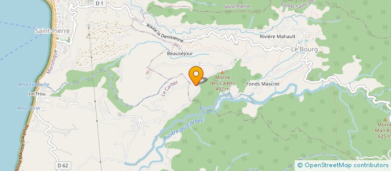 localisation de l'entreprise BAMAH  LE CARBET