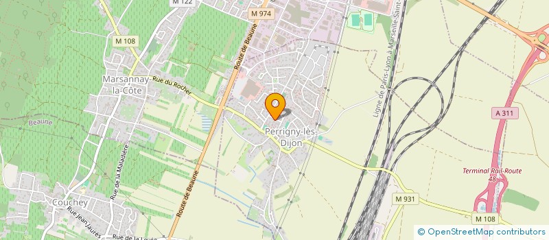 localisation de l'entreprise BAMAHO  PERRIGNY-LES-DIJON