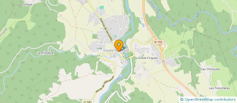 localisation de l'entreprise BAMAHUSI  VIEILLE-BRIOUDE