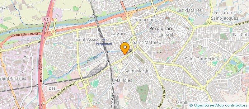 localisation de l'entreprise BAMAJAMA  PERPIGNAN