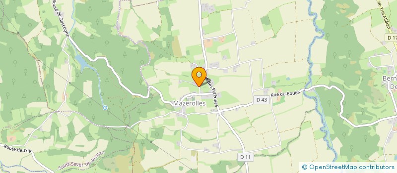localisation de l'entreprise BAMAJEAN à MAZEROLLES