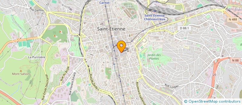 localisation de l'entreprise BAMAL  SAINT-ETIENNE