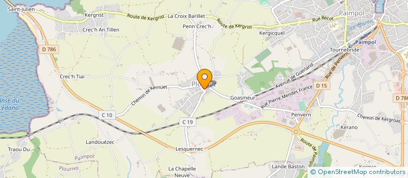 localisation de l'entreprise BAMALEC à PAIMPOL