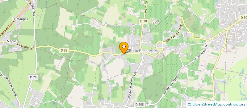 localisation de l'entreprise BAMALO  LACHASSAGNE