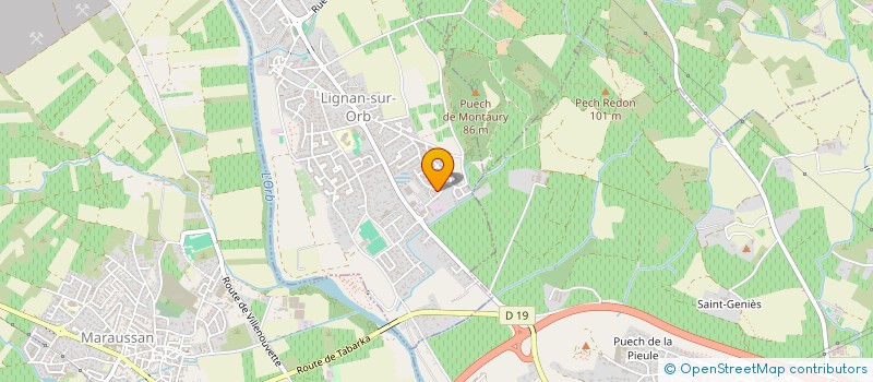 localisation de l'entreprise BAMALOC  LIGNAN-SUR-ORB