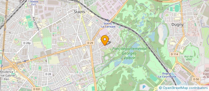 localisation de l'entreprise BAMAR à STAINS