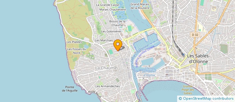 localisation de l'entreprise BAMAR à LES SABLES D'OLONNE