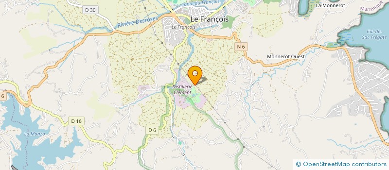 localisation de l'entreprise BAMARYL à LE FRANCOIS