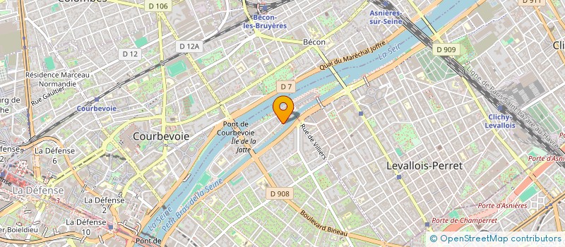 localisation de l'entreprise BAMASETH à NEUILLY-SUR-SEINE