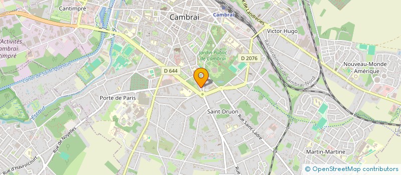 localisation de l'entreprise BAMAT à CAMBRAI