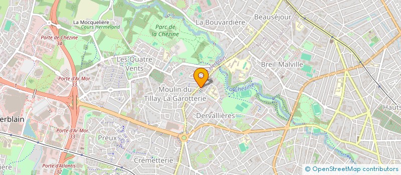 localisation de l'entreprise BAMAT  NANTES