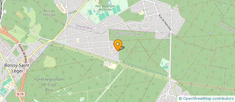 localisation de l'entreprise BAMAT IMMOBILIER à BOISSY-SAINT-LEGER