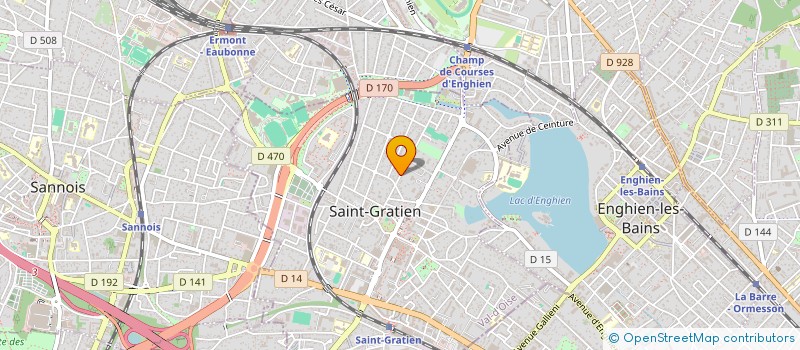 localisation de l'entreprise BAMATOM CONSTRUCTION  SAINT-GRATIEN