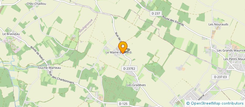 localisation de l'entreprise BAMAX  NIEUL-LES-SAINTES