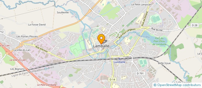 localisation de l'entreprise BAMB'ARTE à LAMBALLE-ARMOR