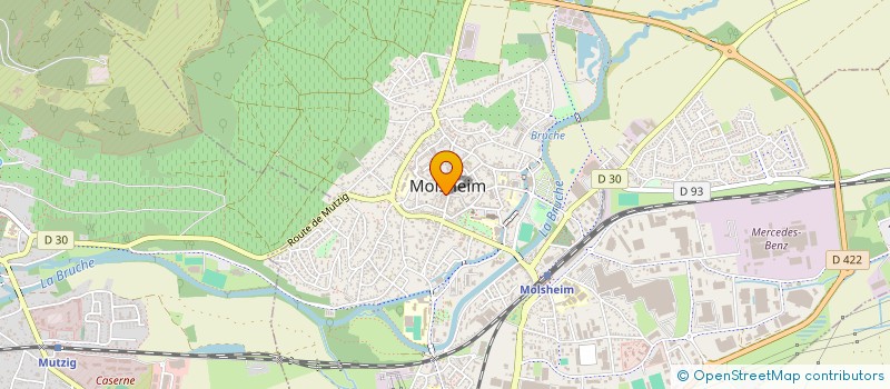 localisation de l'entreprise BAMBBCO  MOLSHEIM