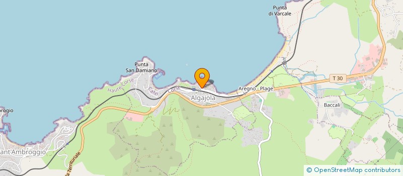 localisation de l'entreprise BAMBI à L'ILE ROUSSE