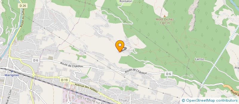 localisation de l'entreprise BAMBI  THYEZ