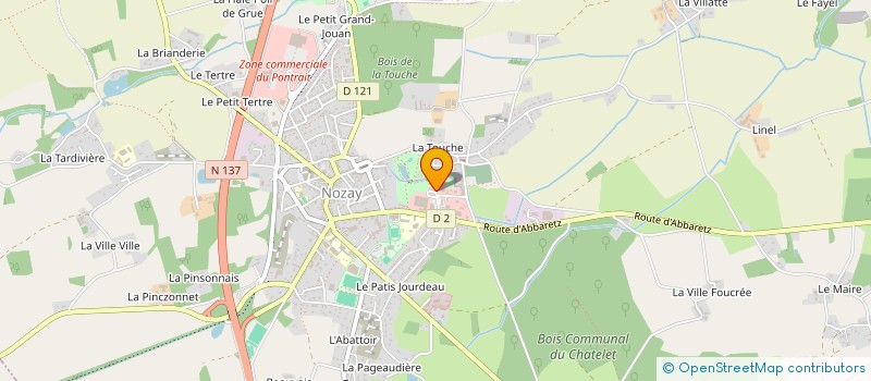 localisation de l'entreprise BAMBI'FOX à NOZAY