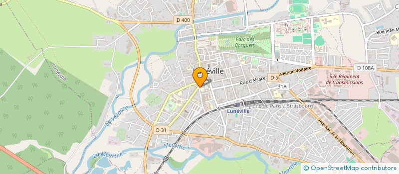 localisation de l'entreprise BAMBI VOIRY  LUNEVILLE