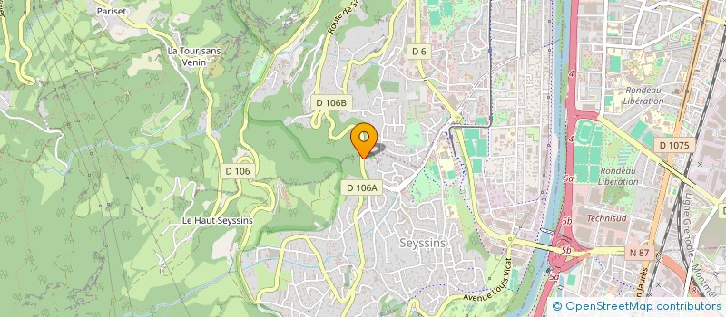 localisation de l'entreprise BAMBILI à SEYSSINS