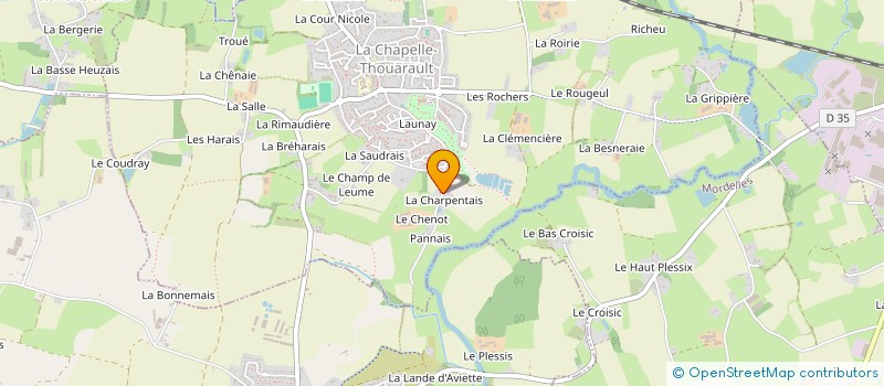 localisation de l'entreprise BAMBINI, MONTESSORI ET COMPAGNIE  LA CHAPELLE-THOUARAULT