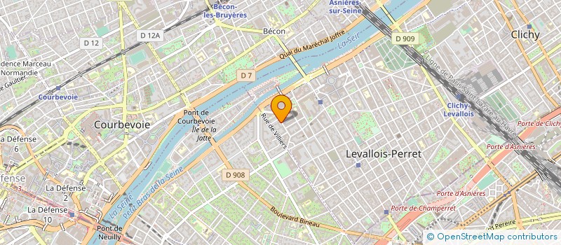 localisation de l'entreprise BAMBINO à LEVALLOIS-PERRET